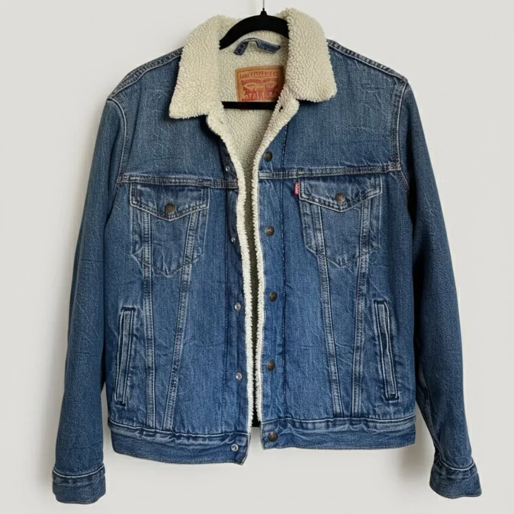 Levi's - Type III Men's Sherpa Trucker Jacket In The Morning Medium